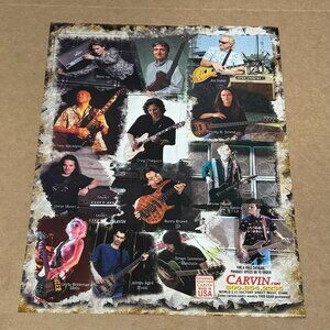Walsh / April / Brinkman / Moore / Holdsworth - Carvin Guitars - 2003 Print Ad